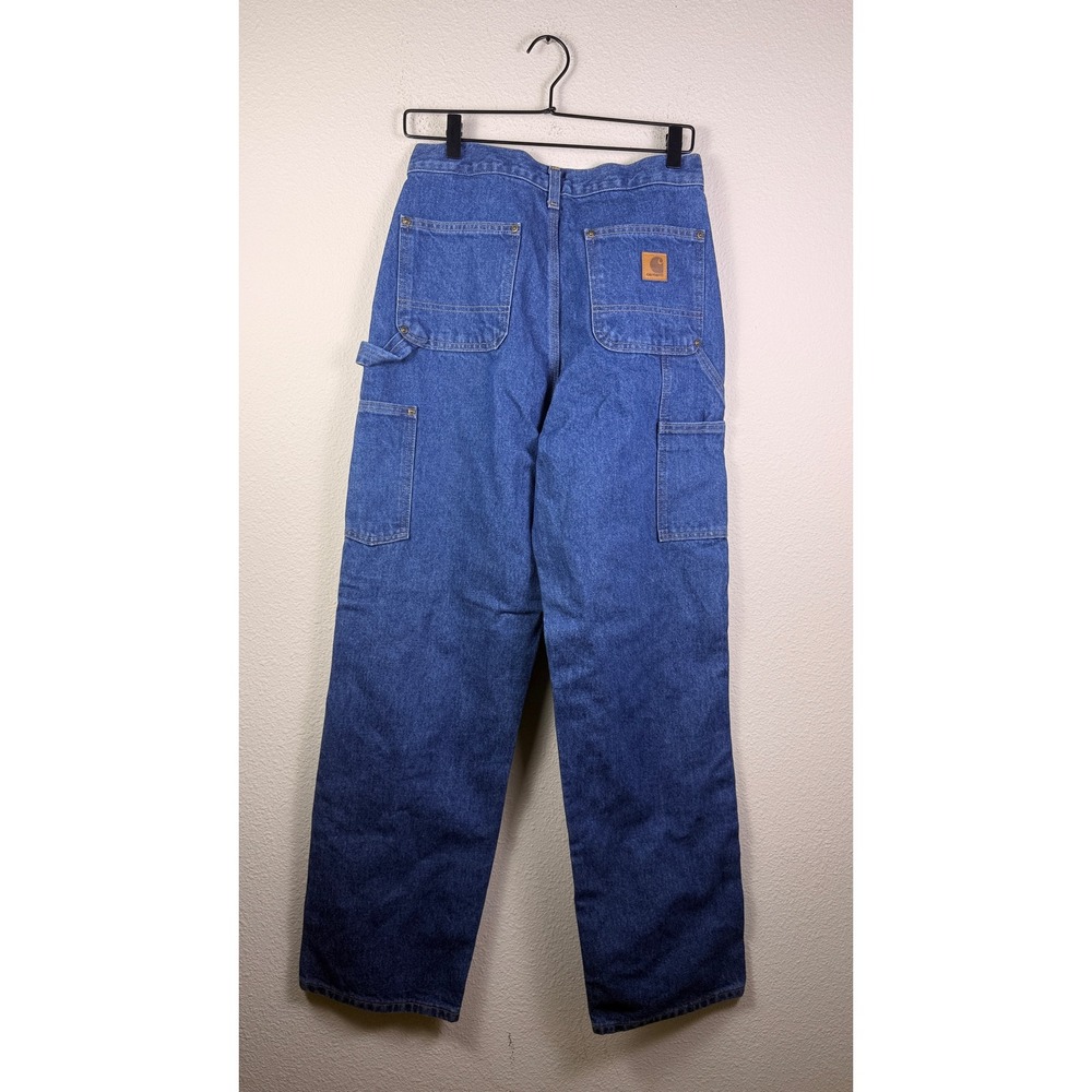 Carhartt B73 Dst Double Knee Denim Carpenter Pant Jea… - Gem